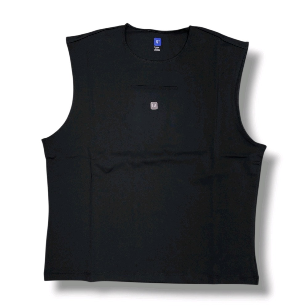 Yeezy x Gap Balenciaga‎ Second Skin Sleeveless Tank Top Shirt Black Men's XL NWT